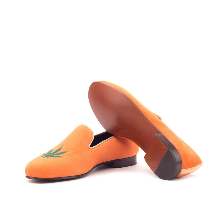 Men's Wellington Slippers Leather Orange 3367 2- MERRIMIUM