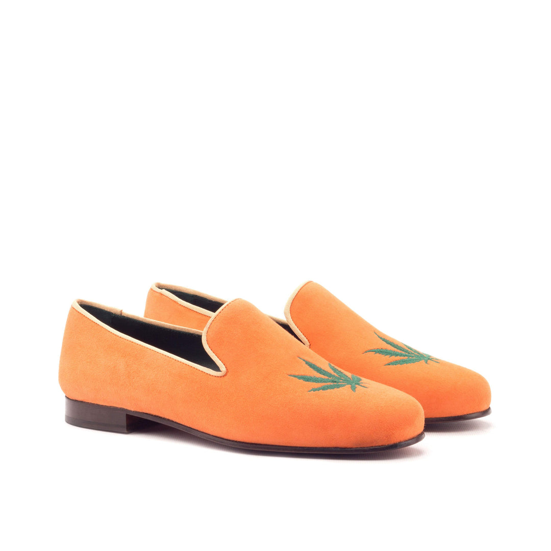 Men's Wellington Slippers Leather Orange 3367 4- MERRIMIUM