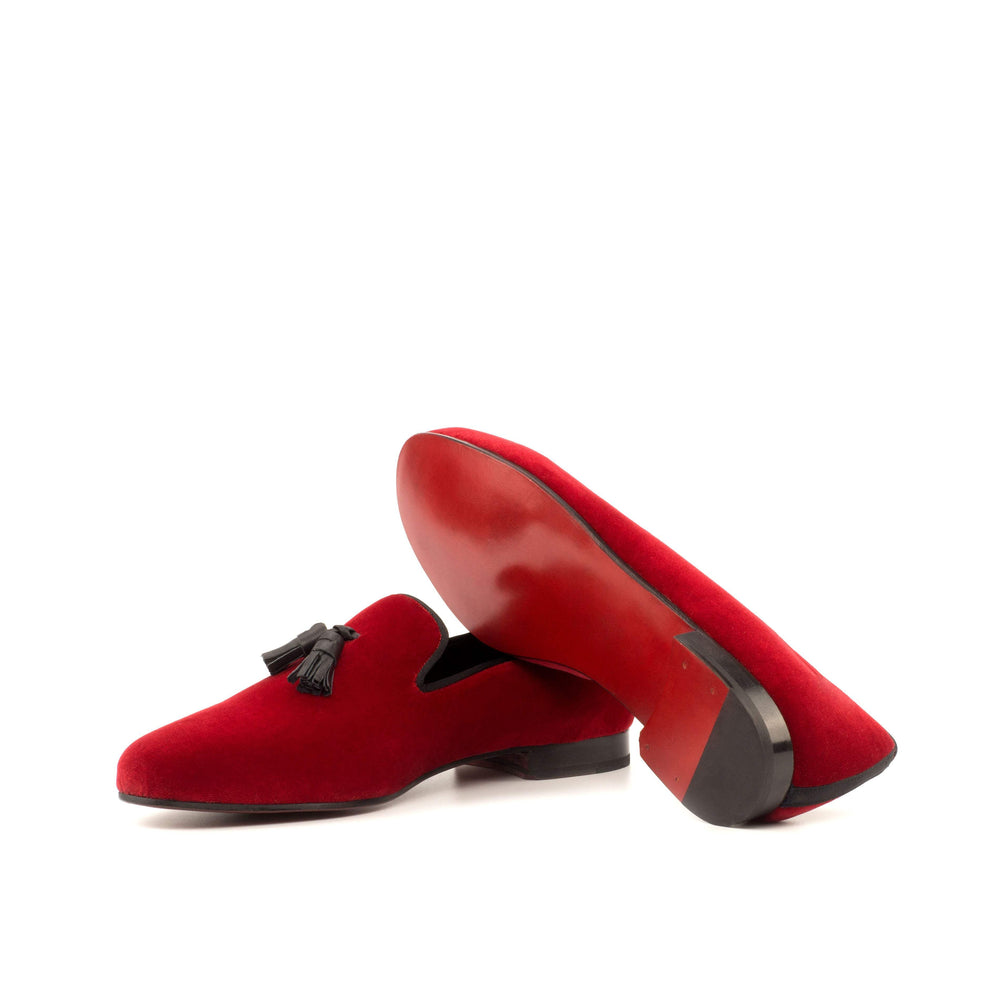 Men's Wellington Slippers Leather Red Black 3604 2- MERRIMIUM