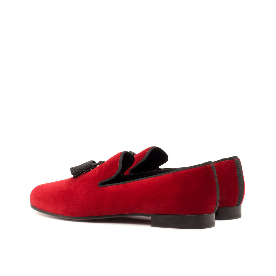 Men's Wellington Slippers Leather Red Black 3604 3- MERRIMIUM