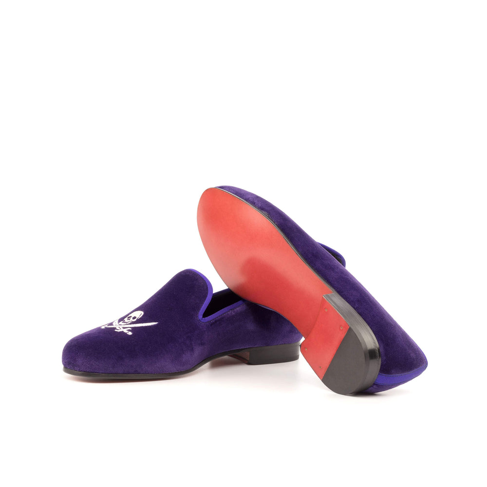 Men's Wellington Slippers Leather Violet 4713 2- MERRIMIUM