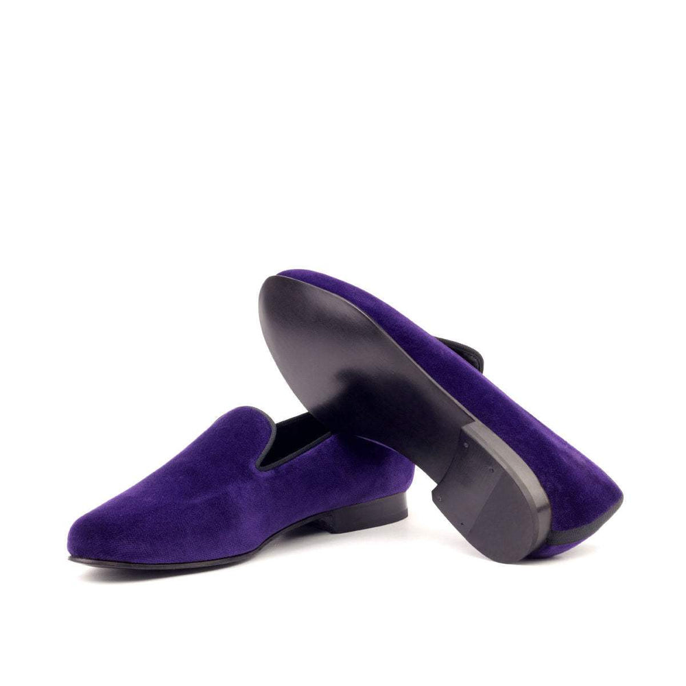 Men's Wellington Slippers Leather Violet Black 2725 2- MERRIMIUM