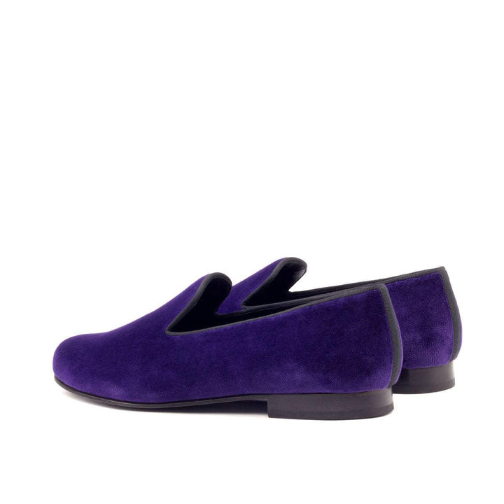 Men's Wellington Slippers Leather Violet Black 2725 3- MERRIMIUM