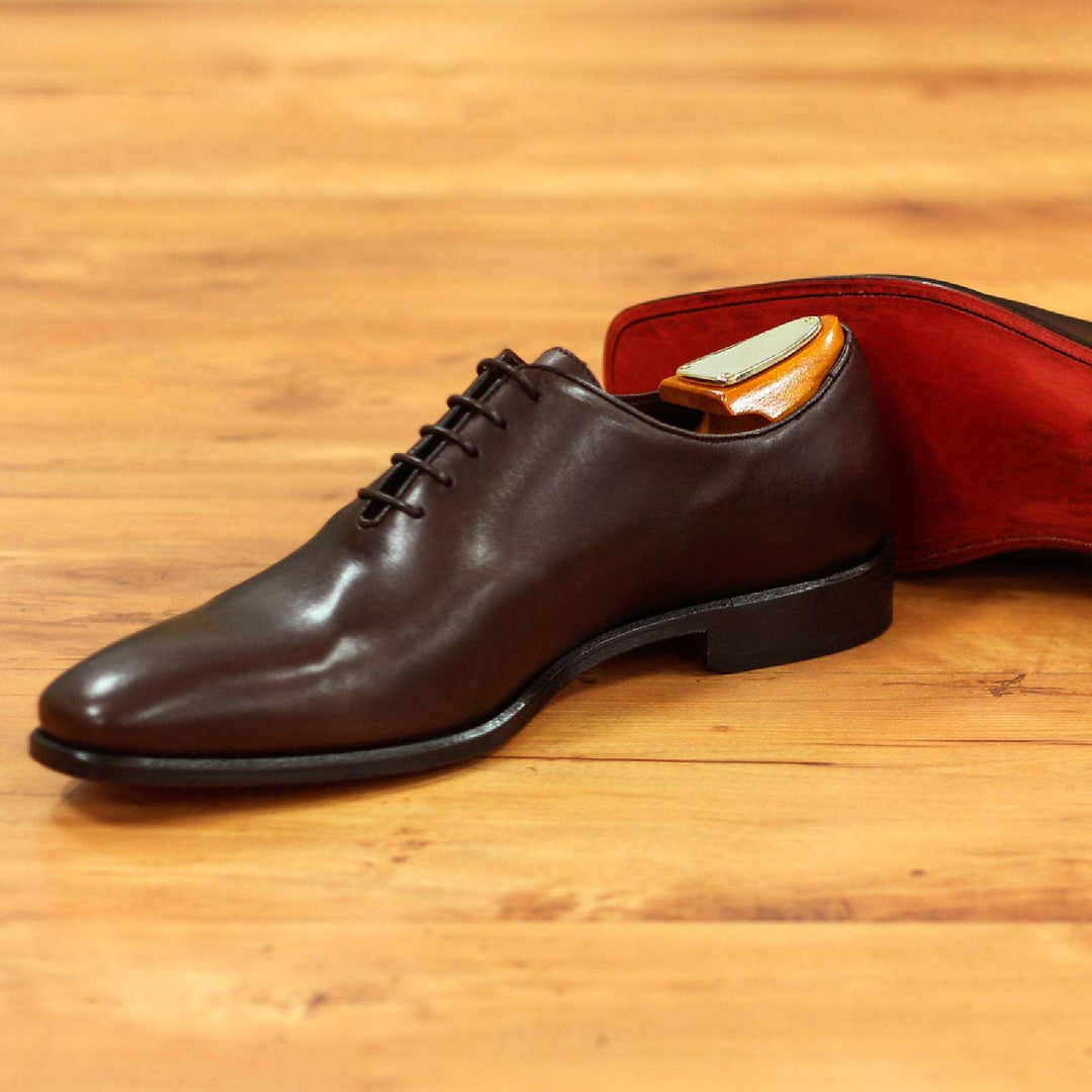 Men's Wholecut Shoes Leather Dark Brown 1755 1- MERRIMIUM--GID-1383-1755