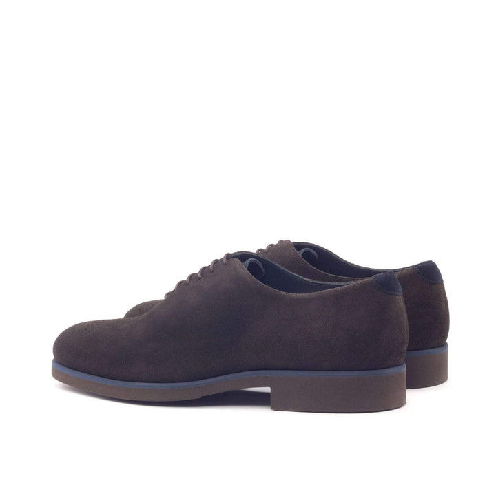 Men's Wholecut Shoes Leather Dark Brown Blue 3081 4- MERRIMIUM