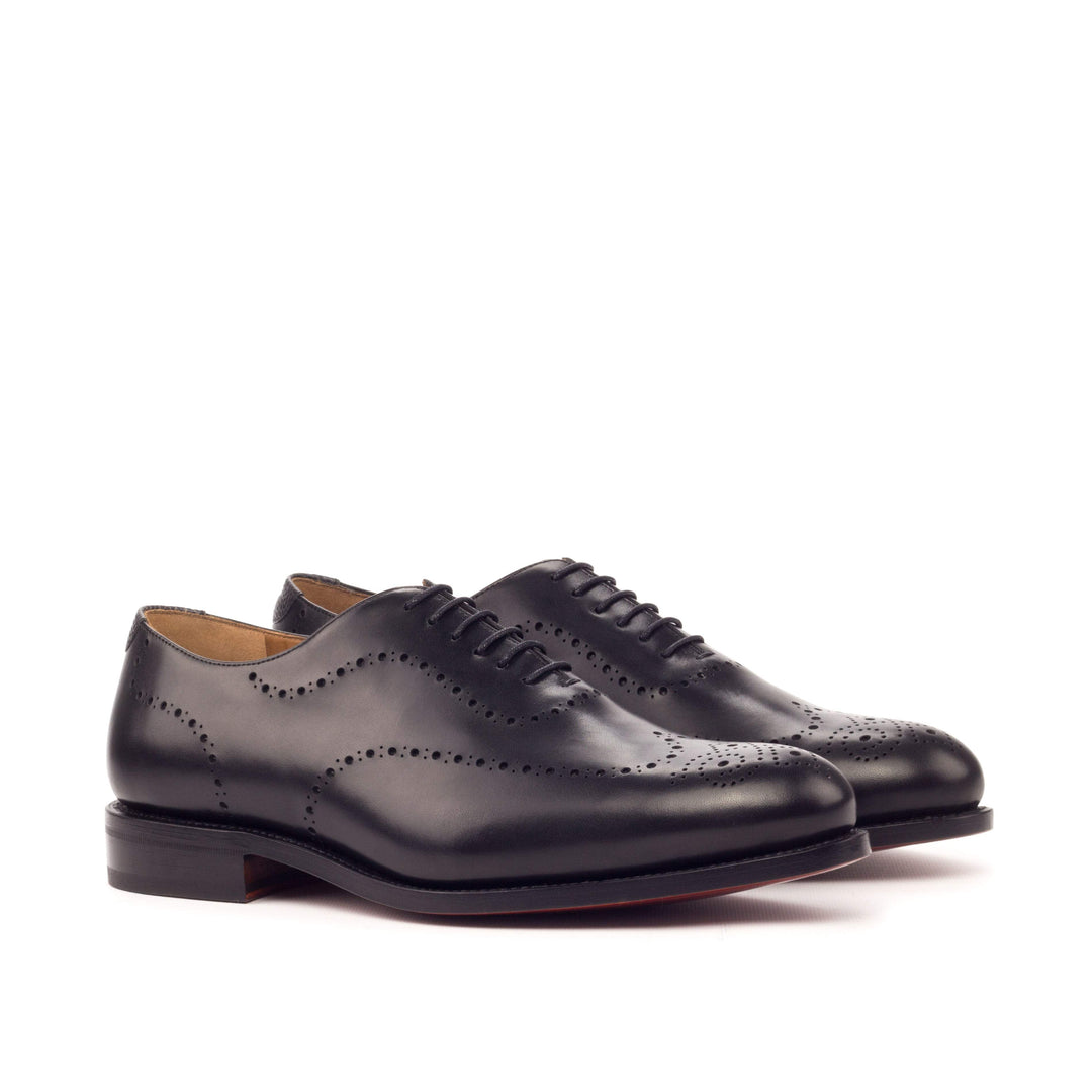 Men's Wholecut Shoes Leather Goodyear Welt Black 3448 3- MERRIMIUM