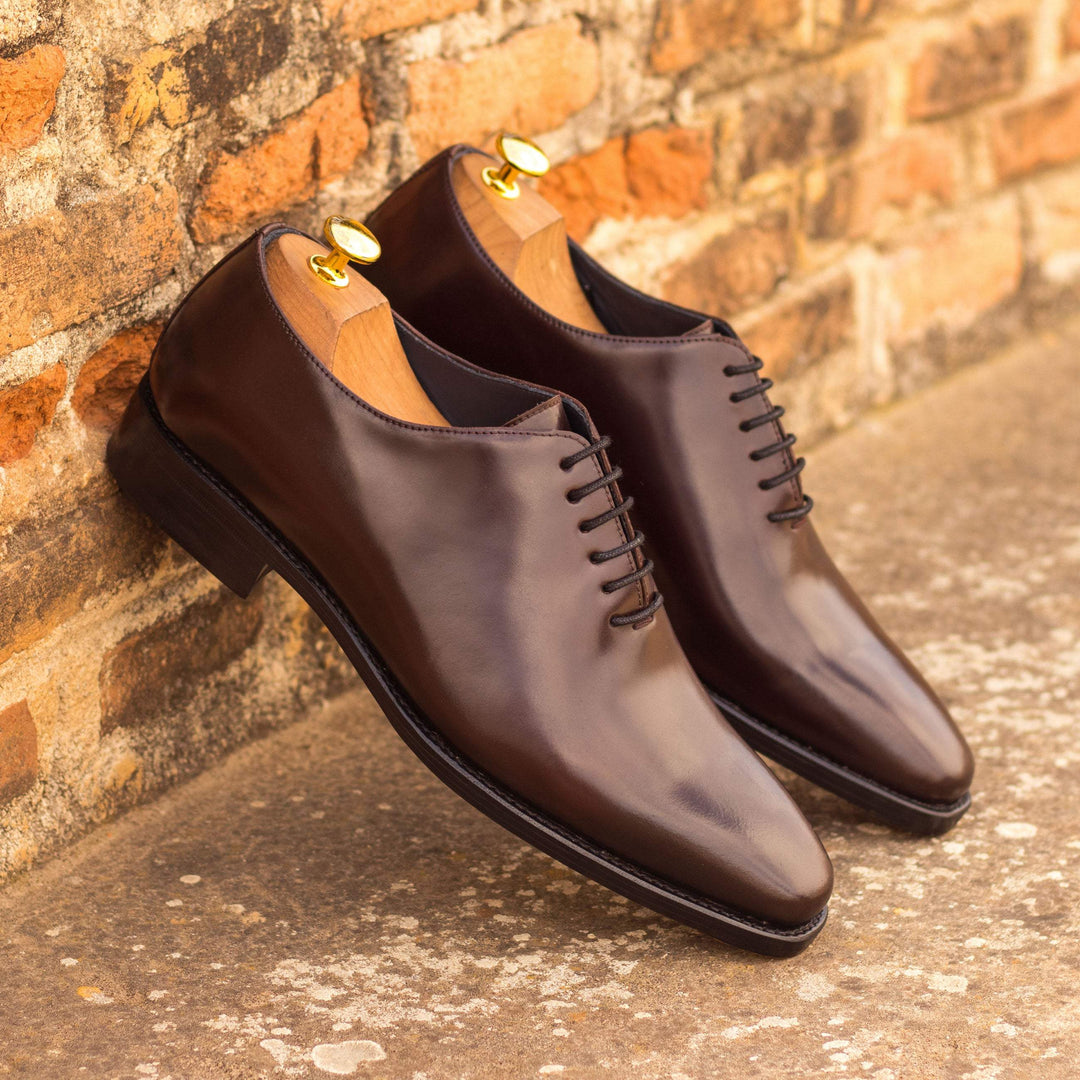 Men's Wholecut Shoes Leather Goodyear Welt Burgundy 4708 1- MERRIMIUM--GID-3374-4708