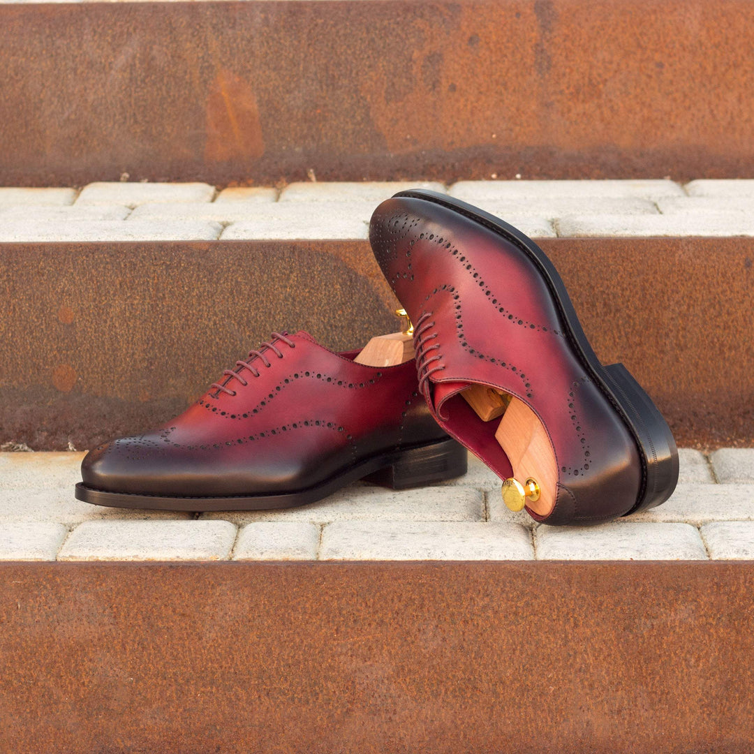 Men's Wholecut Shoes Leather Goodyear Welt Red 3227 1- MERRIMIUM--GID-2441-3227