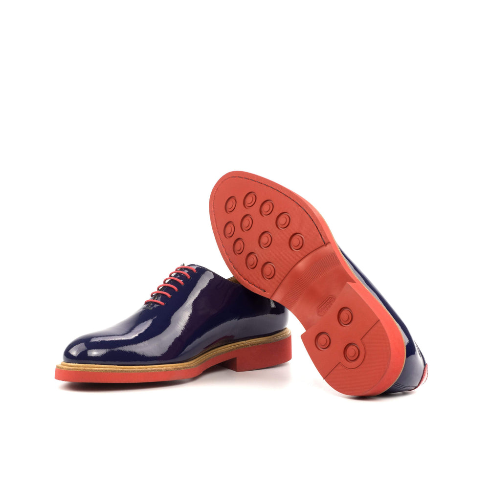 Men's Wholecut Shoes Leather Red Blue 4551 2- MERRIMIUM