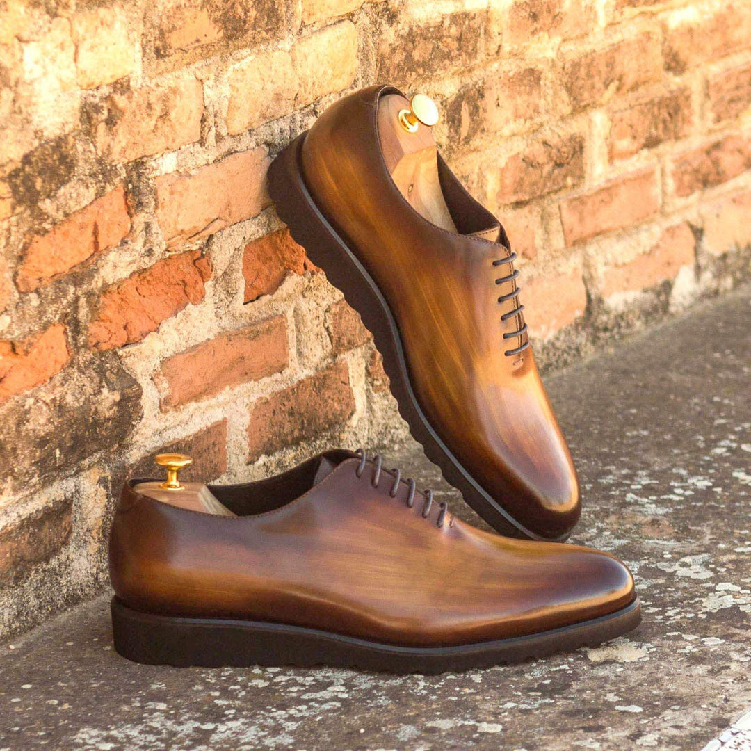 Men's Wholecut Shoes Patina Brown 3035 1- MERRIMIUM--GID-1547-3035