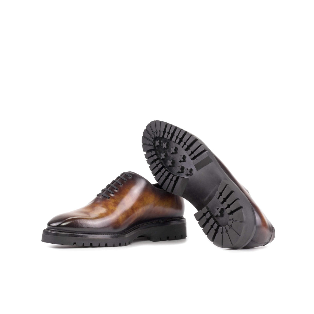 Men's Wholecut Shoes Patina Goodyear Welt Burgundy 5554 5- MERRIMIUM