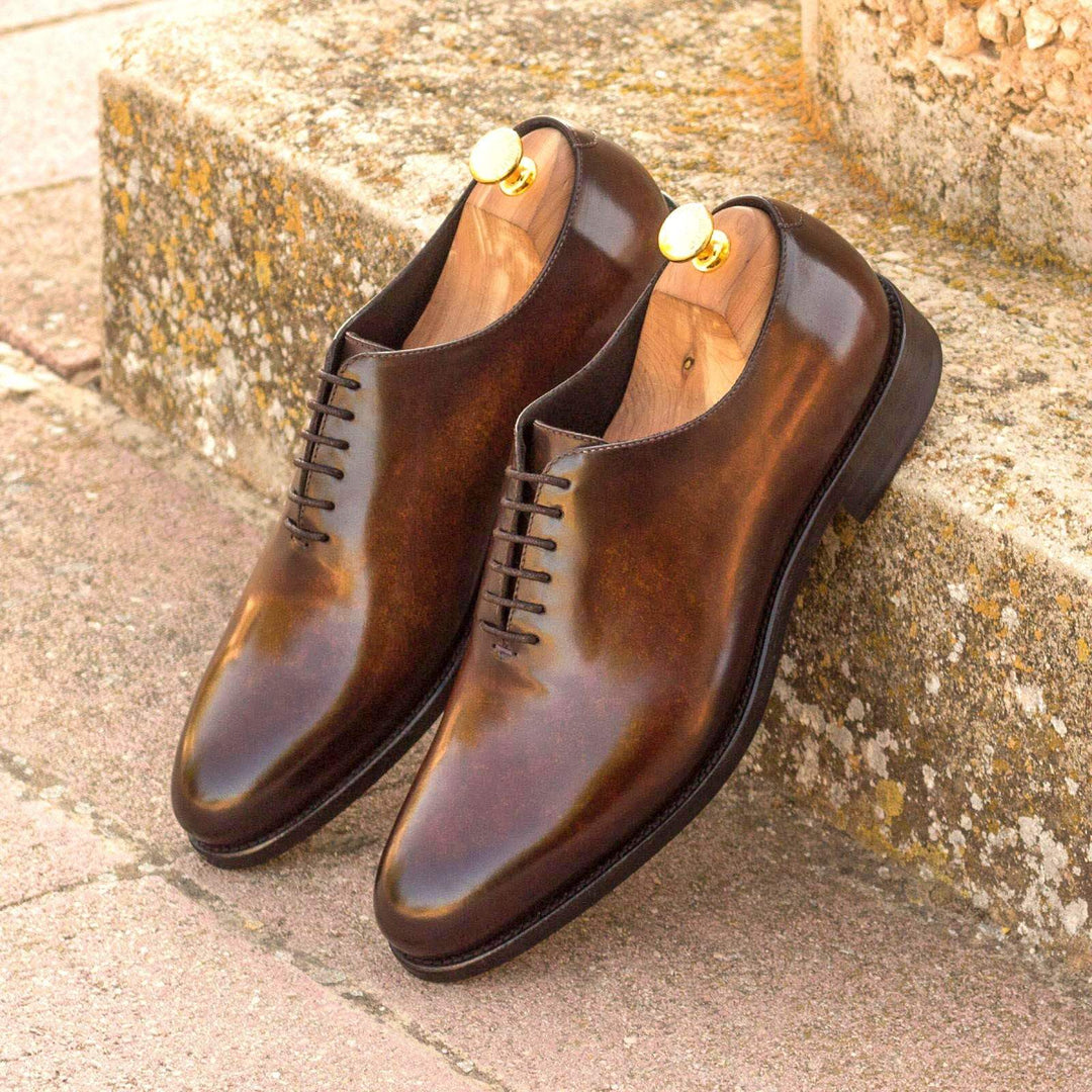 Men's Wholecut Shoes Patina Leather Brown 2980 1- MERRIMIUM--GID-1547-2980
