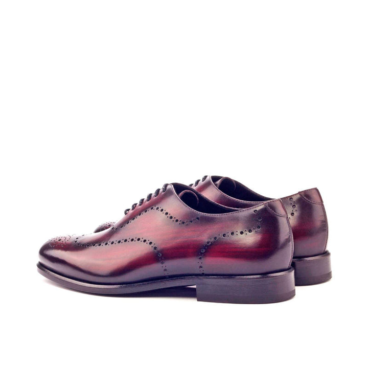 Men's Wholecut Shoes Patina Leather Burgundy 3104 4- MERRIMIUM