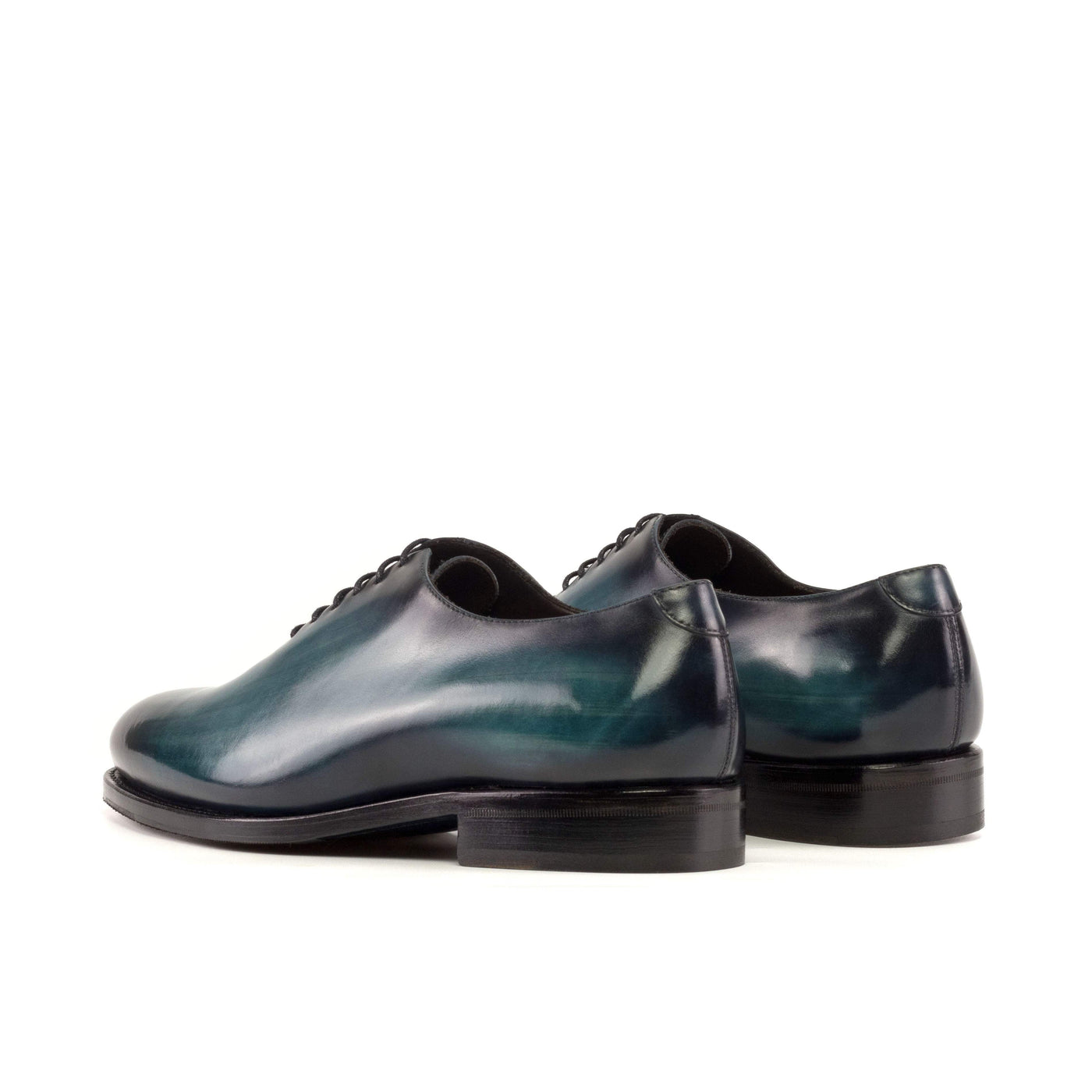 Men's Wholecut Shoes Patina Leather Goodyear Welt Blue 5502 4- MERRIMIUM