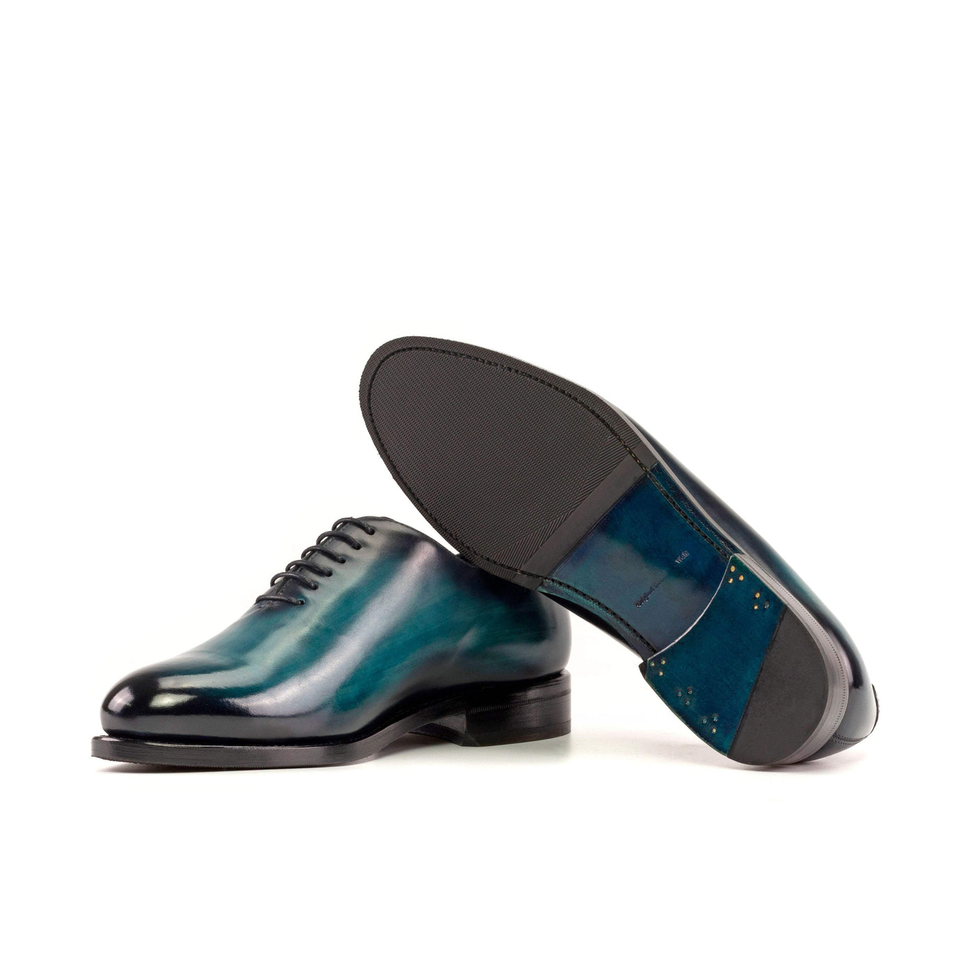 Men's Wholecut Shoes Patina Leather Goodyear Welt Blue 5502 2- MERRIMIUM
