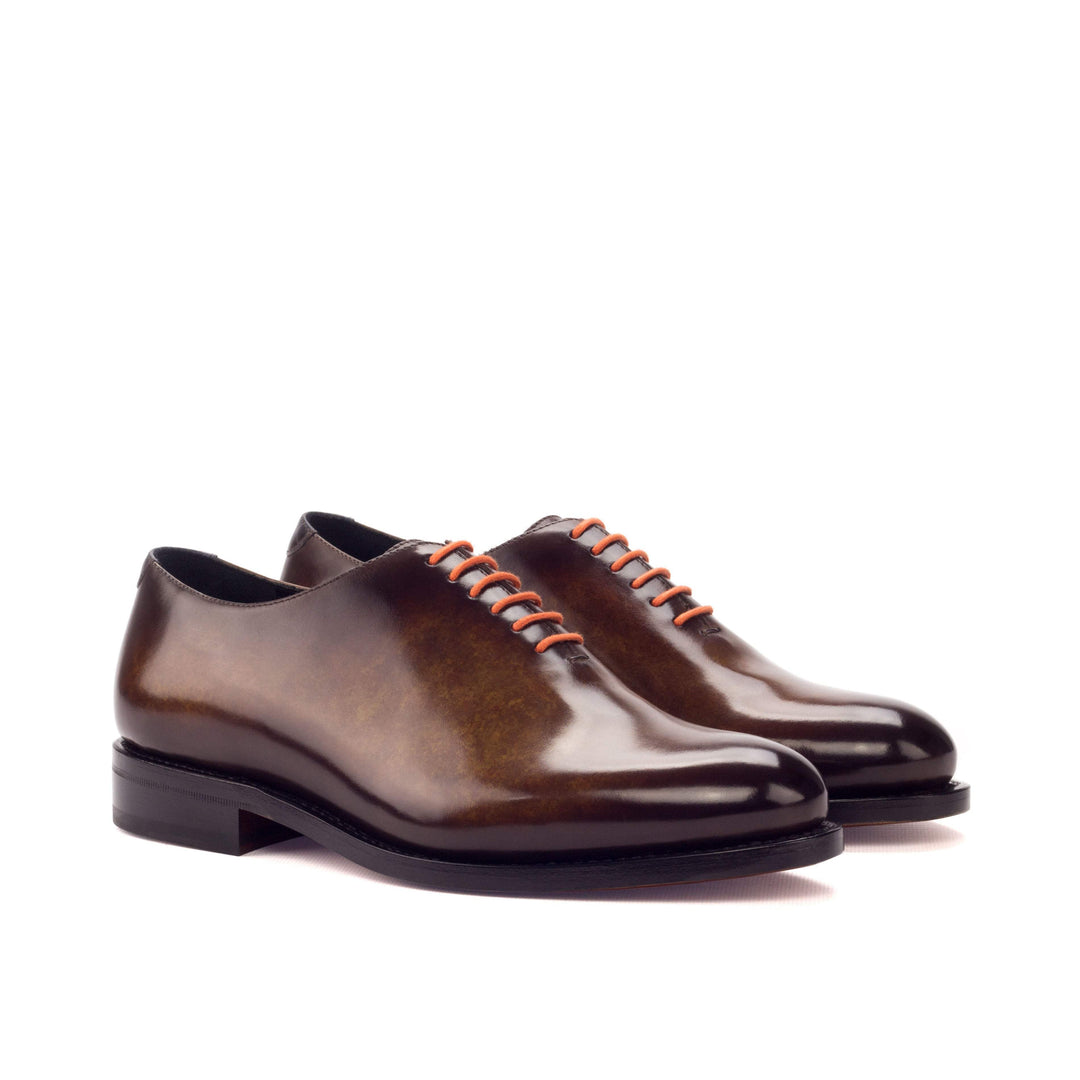 Men's Wholecut Shoes Patina Leather Goodyear Welt Blue Brown 3272 3- MERRIMIUM