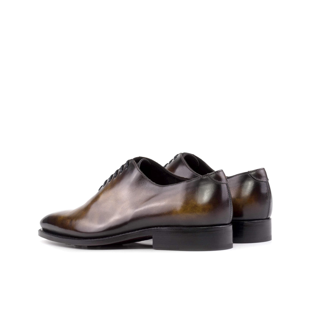 Men's Wholecut Shoes Patina Leather Goodyear Welt Brown 5636 4- MERRIMIUM