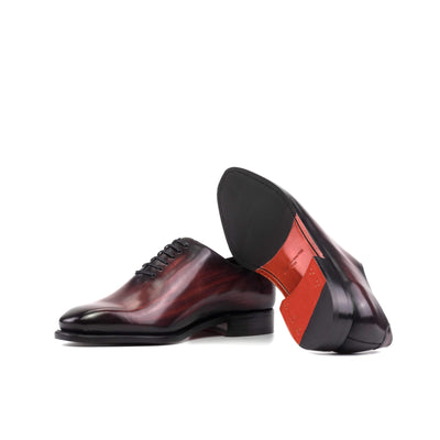 Men's Wholecut Shoes Patina Leather Goodyear Welt Burgundy 5681 3- MERRIMIUM
