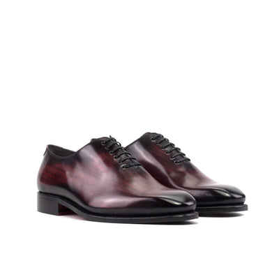 Men's Wholecut Shoes Patina Leather Goodyear Welt Burgundy 5681 6- MERRIMIUM