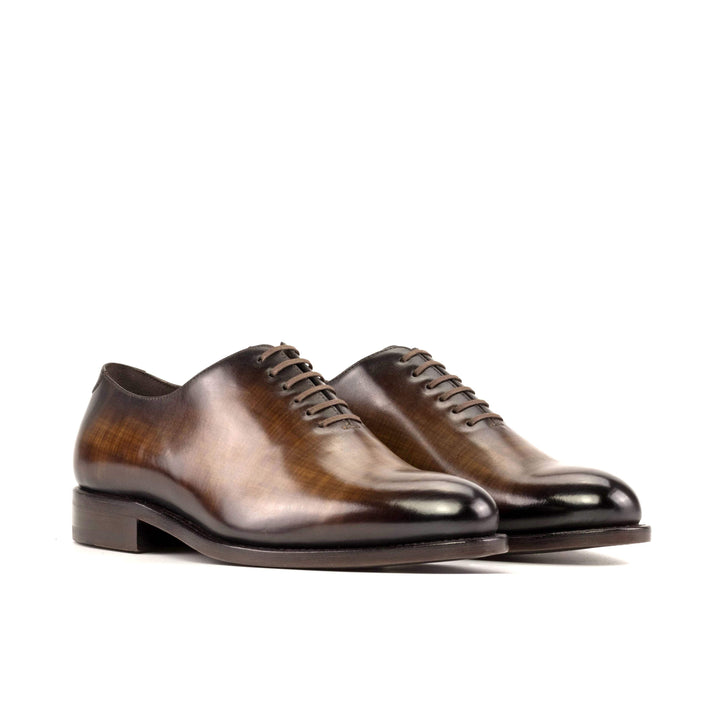 Men's Wholecut Shoes Patina Leather Goodyear Welt Dark Brown 5249 6- MERRIMIUM