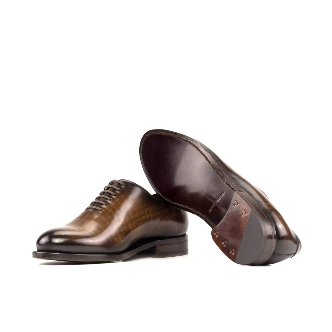 Men's Wholecut Shoes Patina Leather Goodyear Welt Dark Brown 5249 3- MERRIMIUM