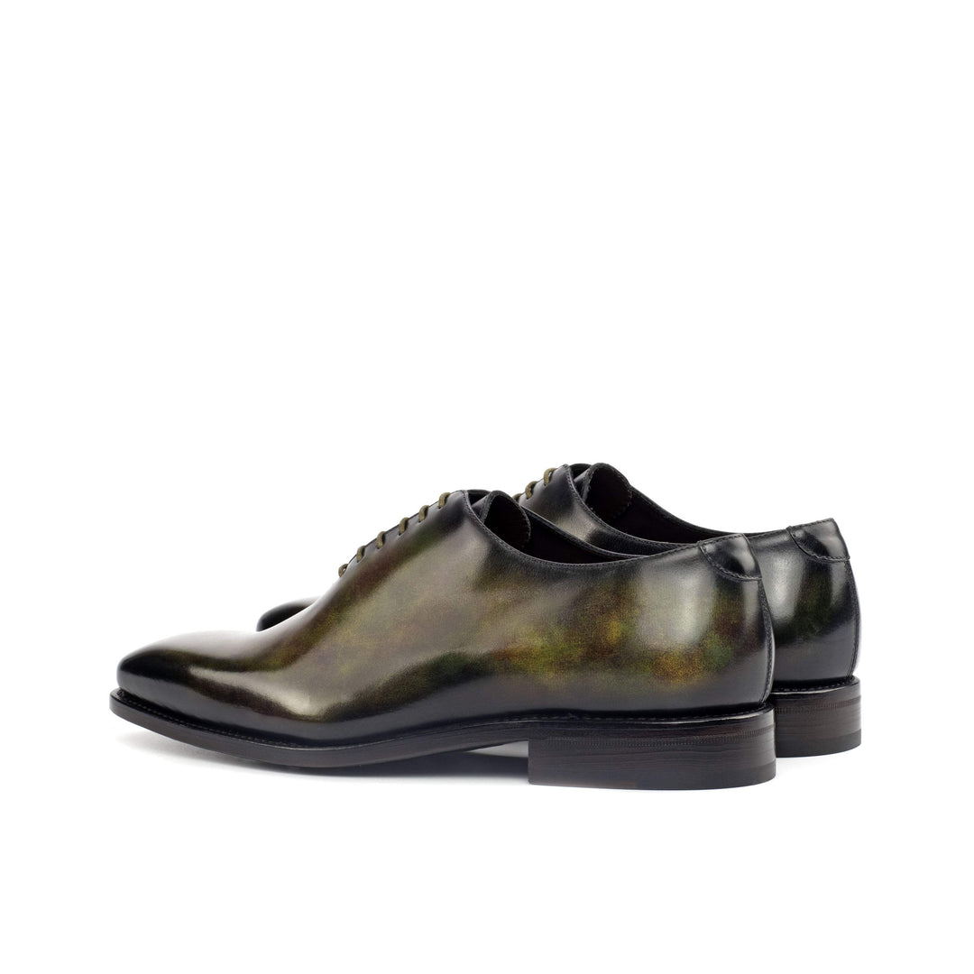 Men's Wholecut Shoes Patina Leather Goodyear Welt Green 4419 4- MERRIMIUM