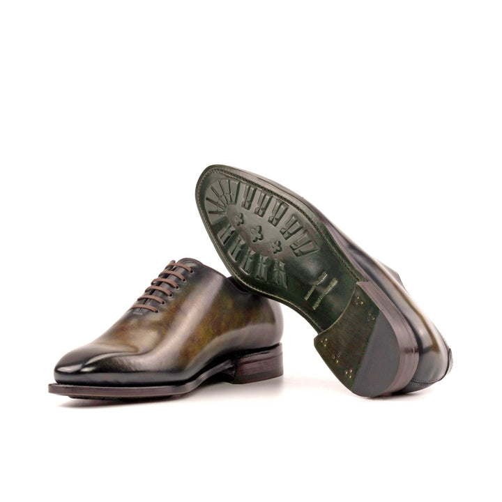 Men's Wholecut Shoes Patina Leather Goodyear Welt Green 5422 3- MERRIMIUM
