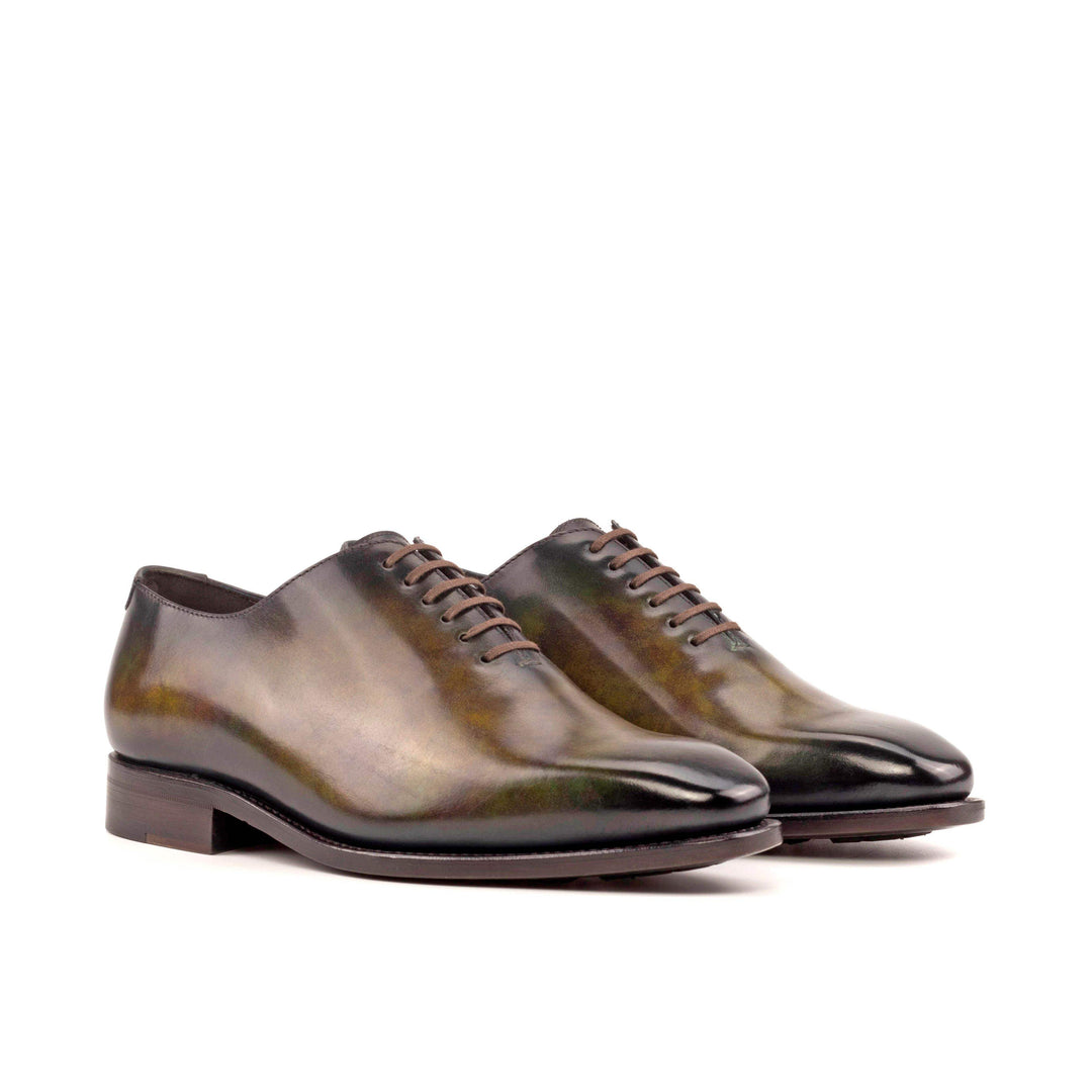 Men's Wholecut Shoes Patina Leather Goodyear Welt Green 5422 6- MERRIMIUM