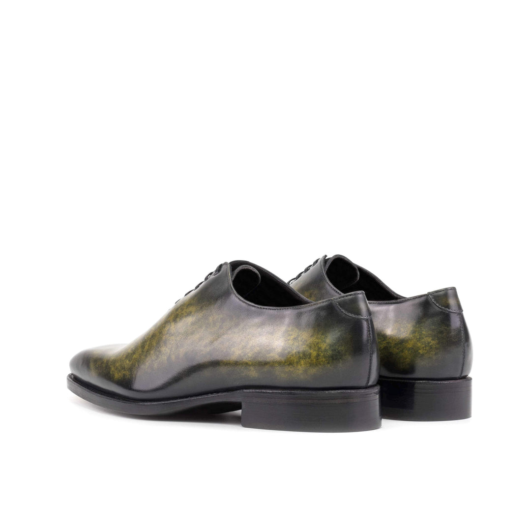 Men's Wholecut Shoes Patina Leather Goodyear Welt Green 5679 4- MERRIMIUM