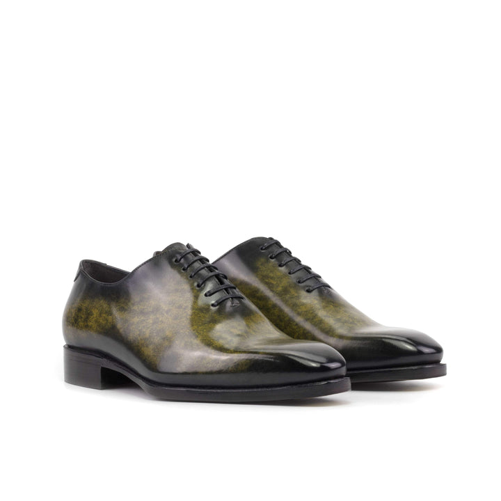 Men's Wholecut Shoes Patina Leather Goodyear Welt Green 5679 6- MERRIMIUM