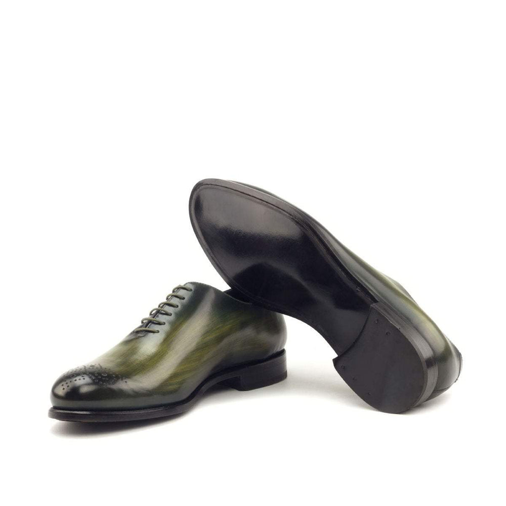 Men's Wholecut Shoes Patina Leather Green 2890 2- MERRIMIUM