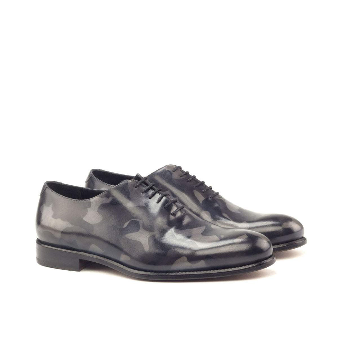Men's Wholecut Shoes Patina Leather Grey 2911 3- MERRIMIUM