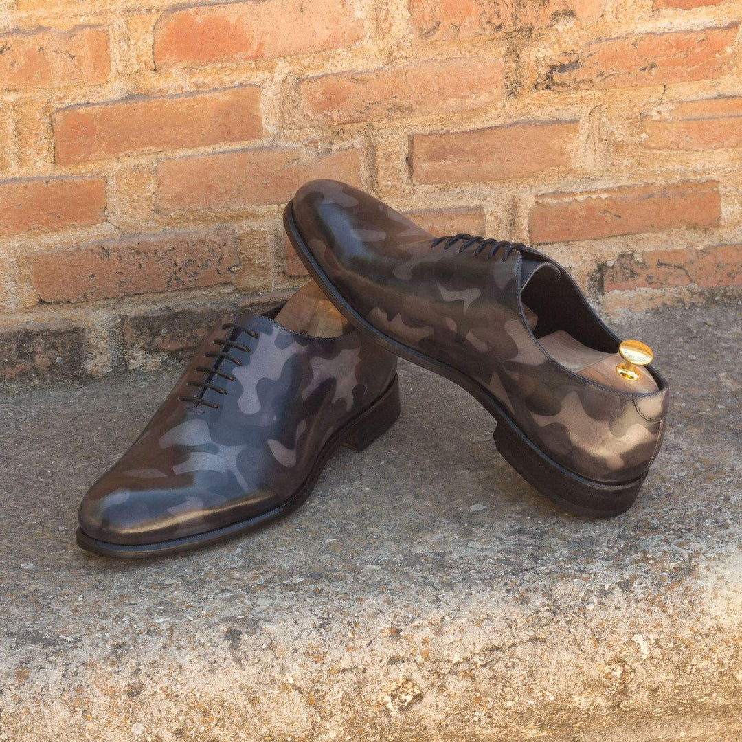 Men's Wholecut Shoes Patina Leather Grey 2911 1- MERRIMIUM--GID-1547-2911