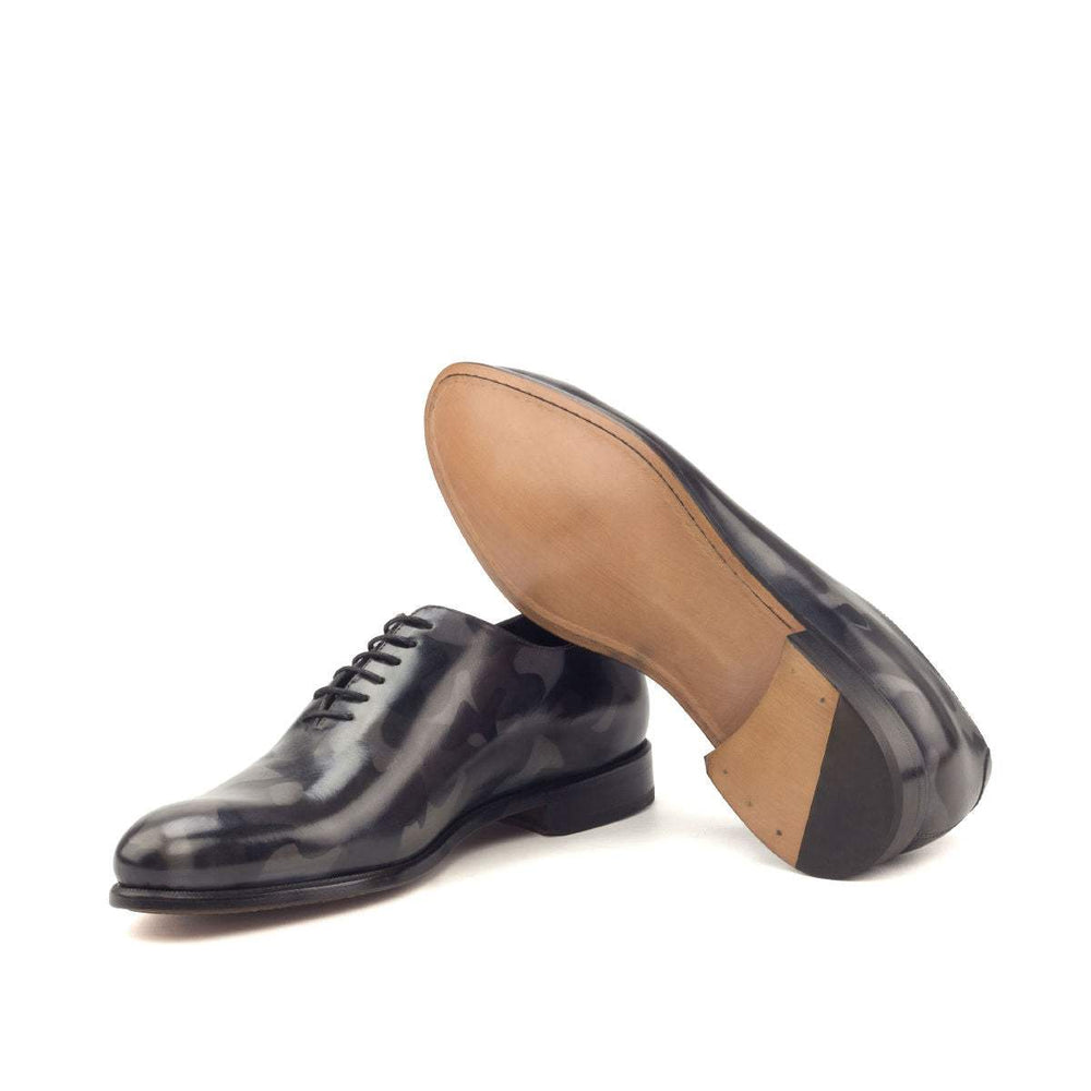 Men's Wholecut Shoes Patina Leather Grey 2911 2- MERRIMIUM