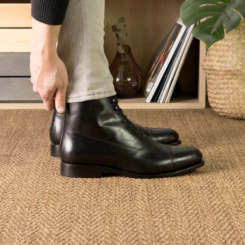 Men’s Nordstrom Ortholite Leather  Balmoral Dress Shoe US Size 13 M Pre-Owned Nordstrom rack ortholite black leather 58665 mens shoes Size  main image 4