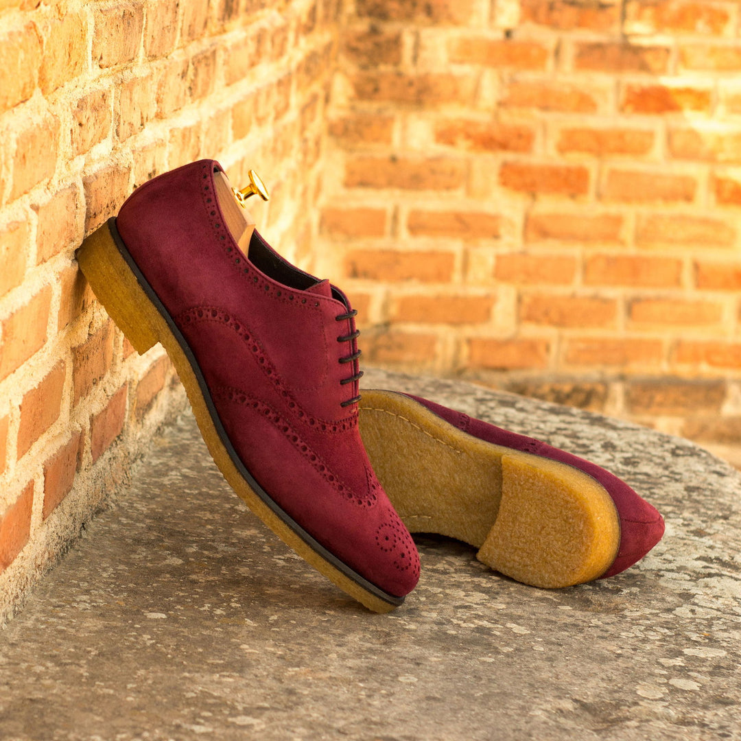 burgundy suede dress shoes mens The Bolo for Drake's - Burgundy Suede (Men's) 45 | US 12.5 | Handmade in El Paso | High Quality Italian Suede | Slip-Ons