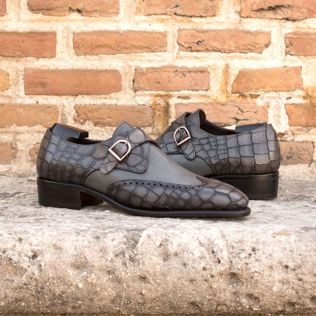 goodyear welted dress shoes The Best Affordable Goodyear-Welted Made in Portugal and finished by hand Men's Single Monk Leather Shoes