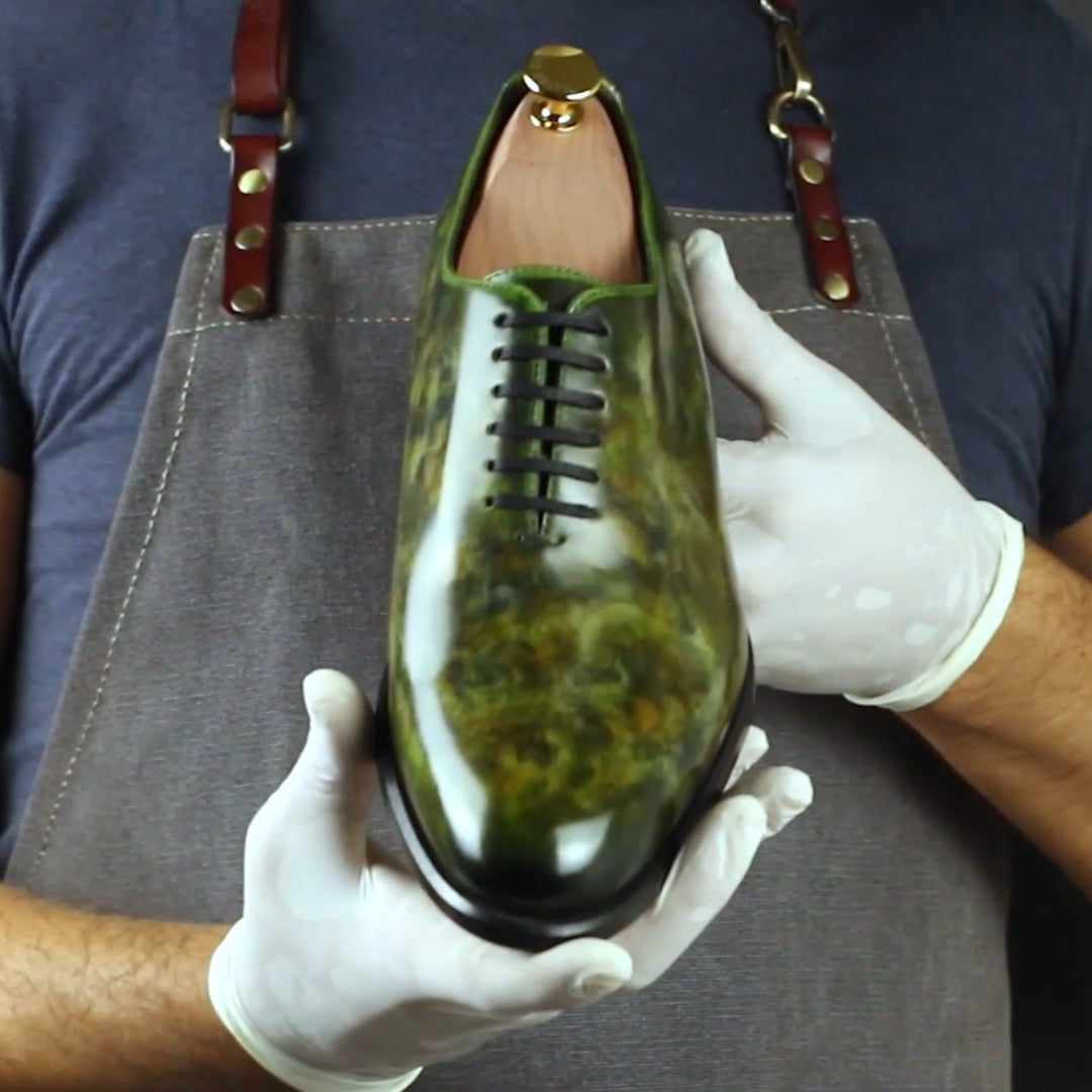 Men's Sylvan Cezanne Patina Wholecut Goodyear welt Shoes Limited Edition