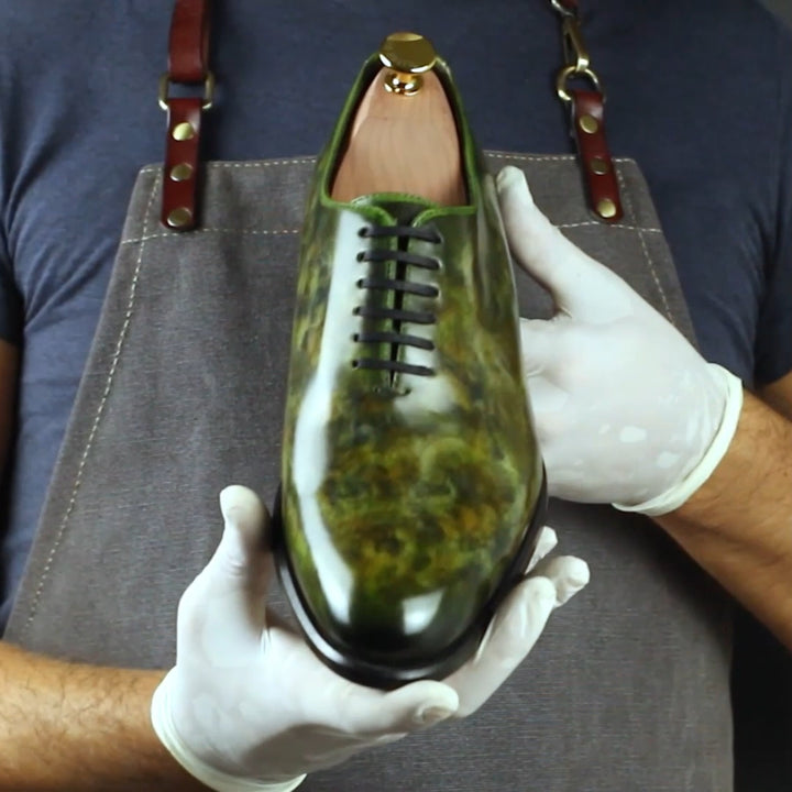 Men's Sylvan Cezanne Patina Wholecut Goodyear welt Shoes Limited Edition