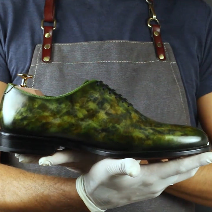 Men's Sylvan Cezanne Patina Wholecut Goodyear welt Shoes Limited Edition