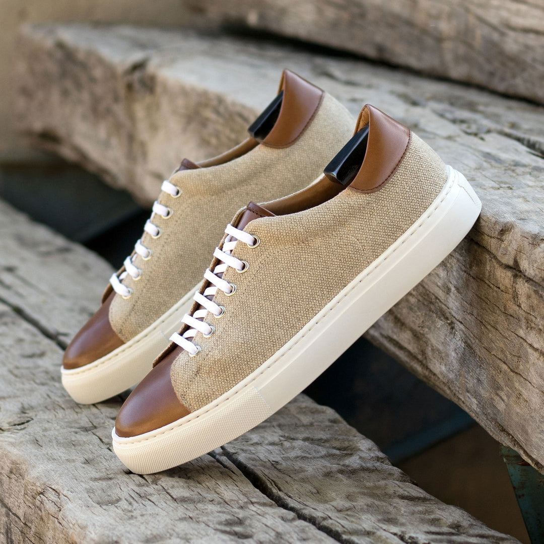 Men's Trainers Wide Plus Size White 5395 - Main Image