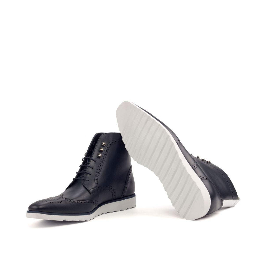 Military Brogue-Box Calf, White, Blue 2-MERRIMIUM-wholesale