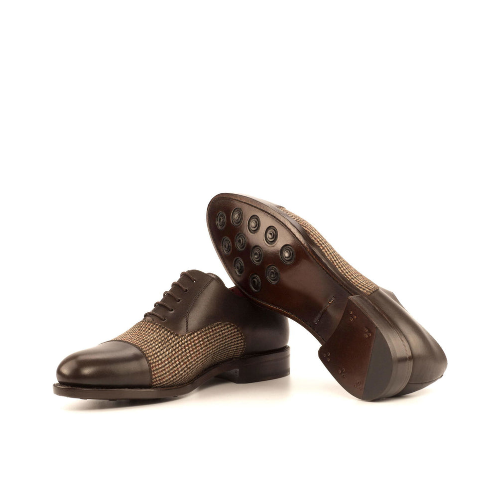Oxford-Painted Calf, Sartorial, Dark Brown, Brown 2-MERRIMIUM-WS