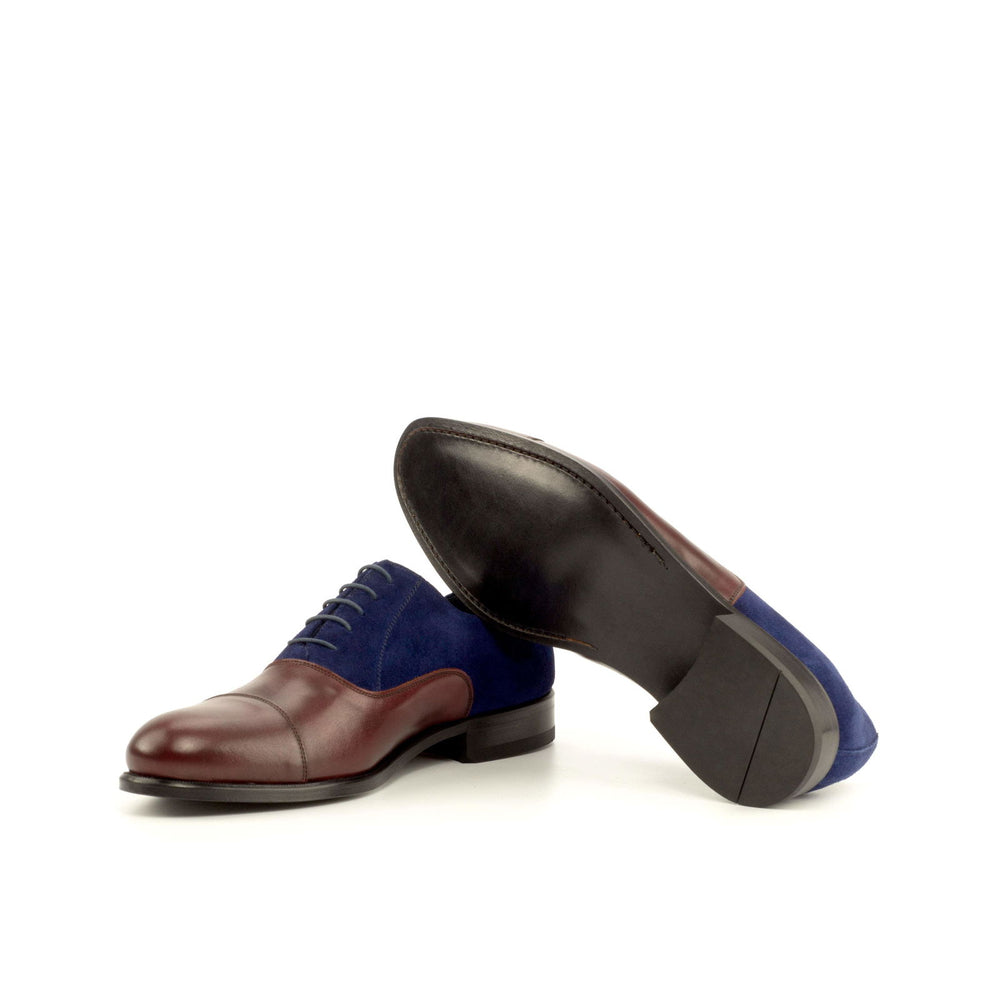 Oxford-Suede, Painted Calf, Blue, Burgundy 2-MERRIMIUM