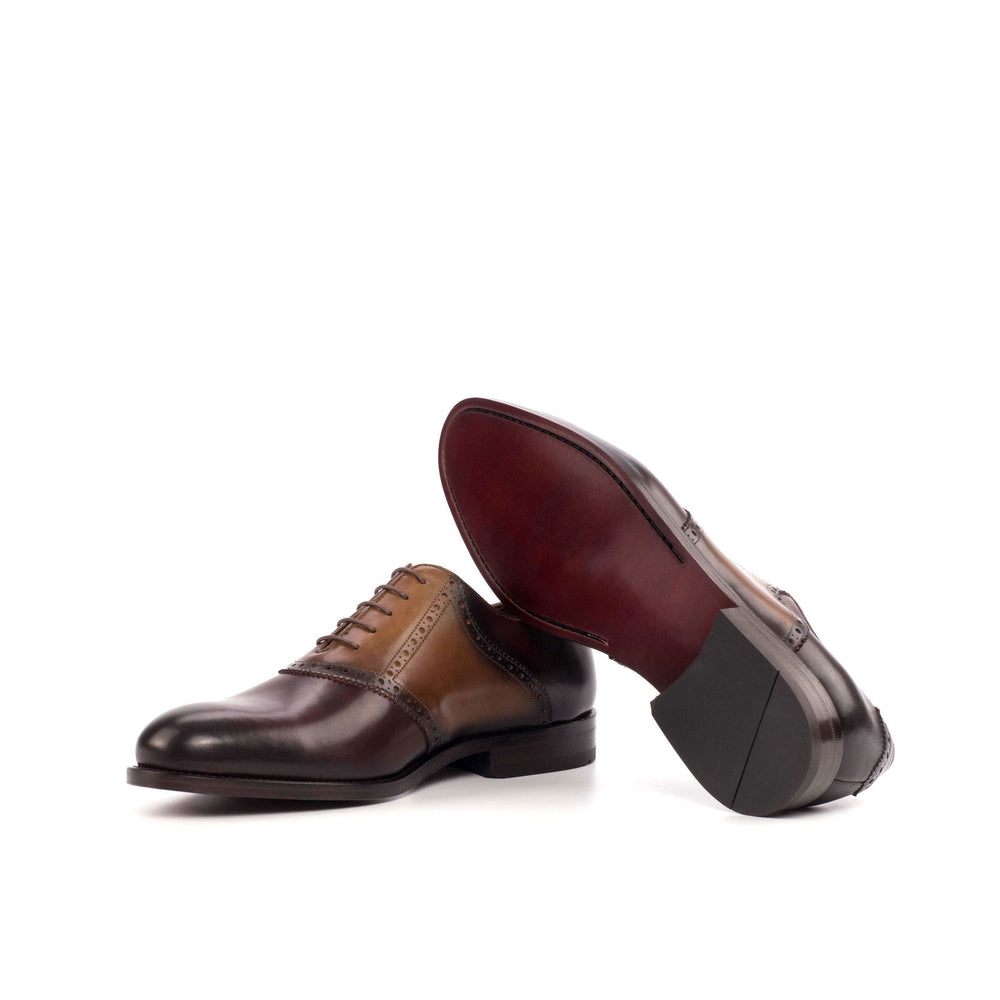 Saddle-Painted Calf, Brown, Burgundy 2-MERRIMIUM