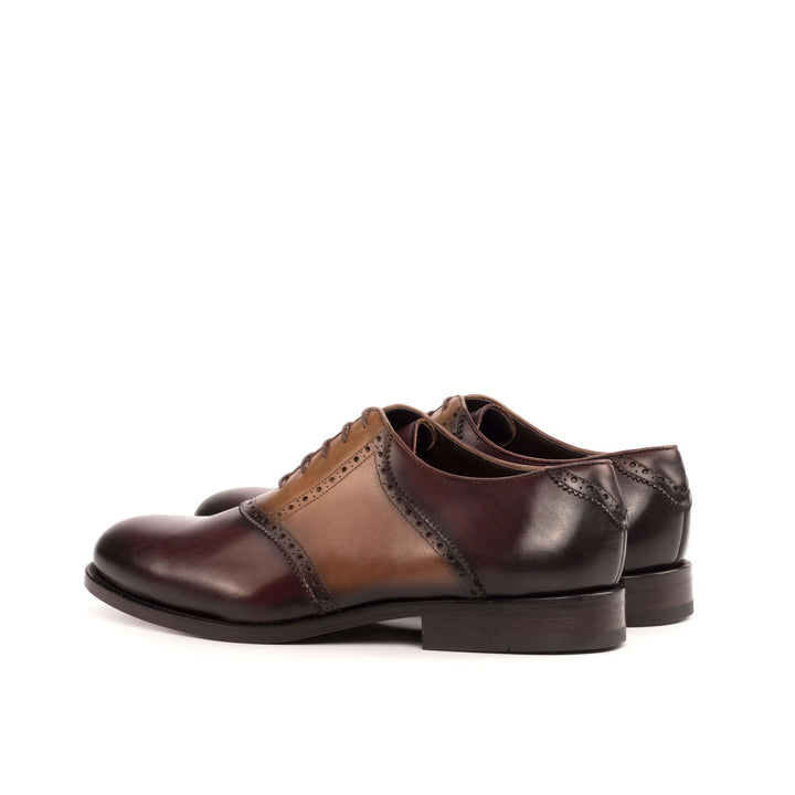 Saddle-Painted Calf, Brown, Burgundy 4-MERRIMIUM