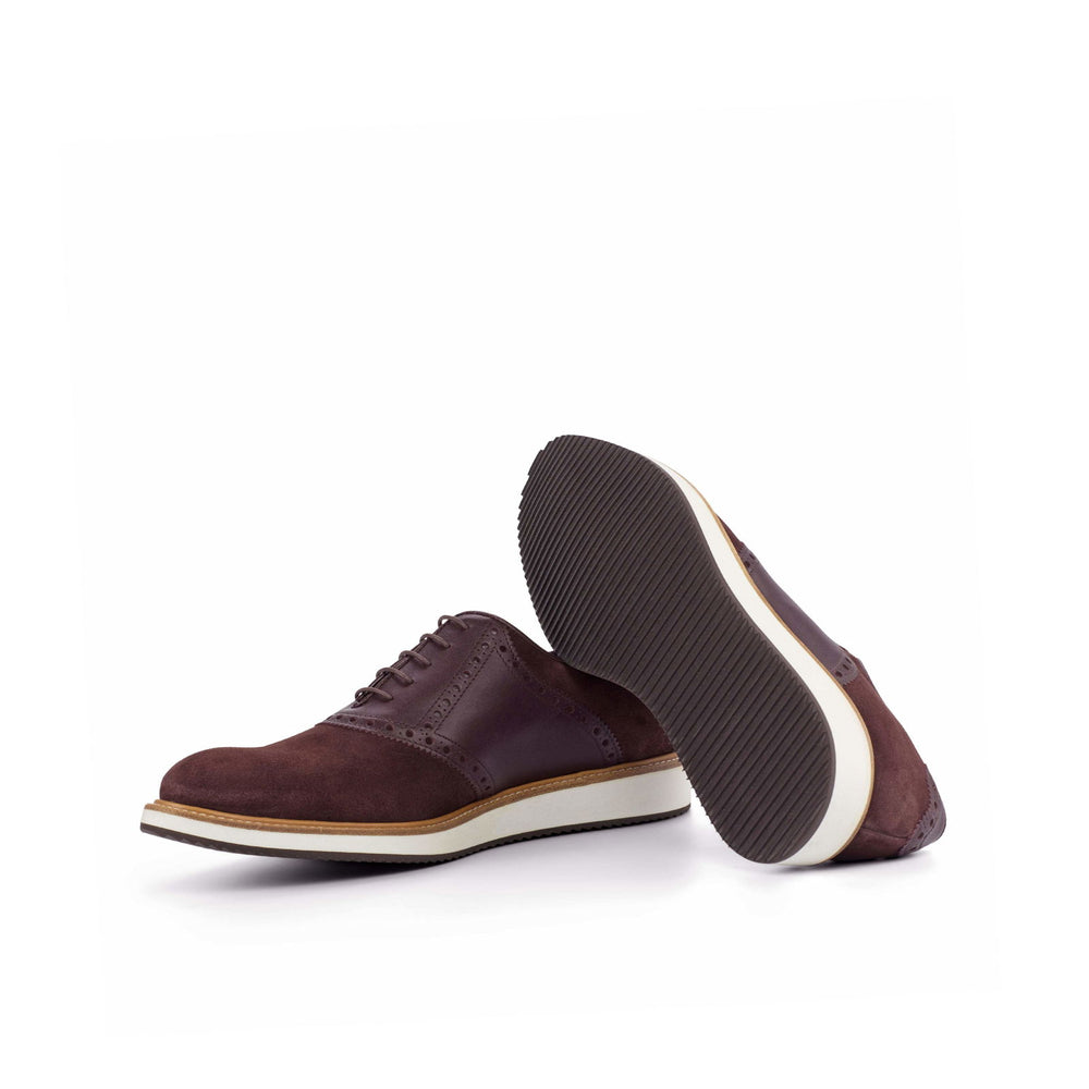 Saddle-Suede, Box Calf, Burgundy, Dark Brown 2-MERRIMIUM