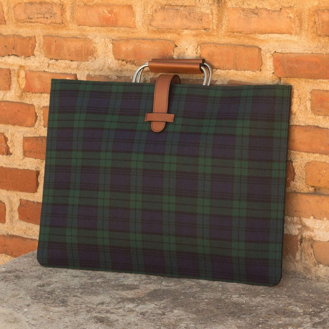 Satchel Bag Leather Green Brown 2840 1- MERRIMIUM--GID-1934-2840