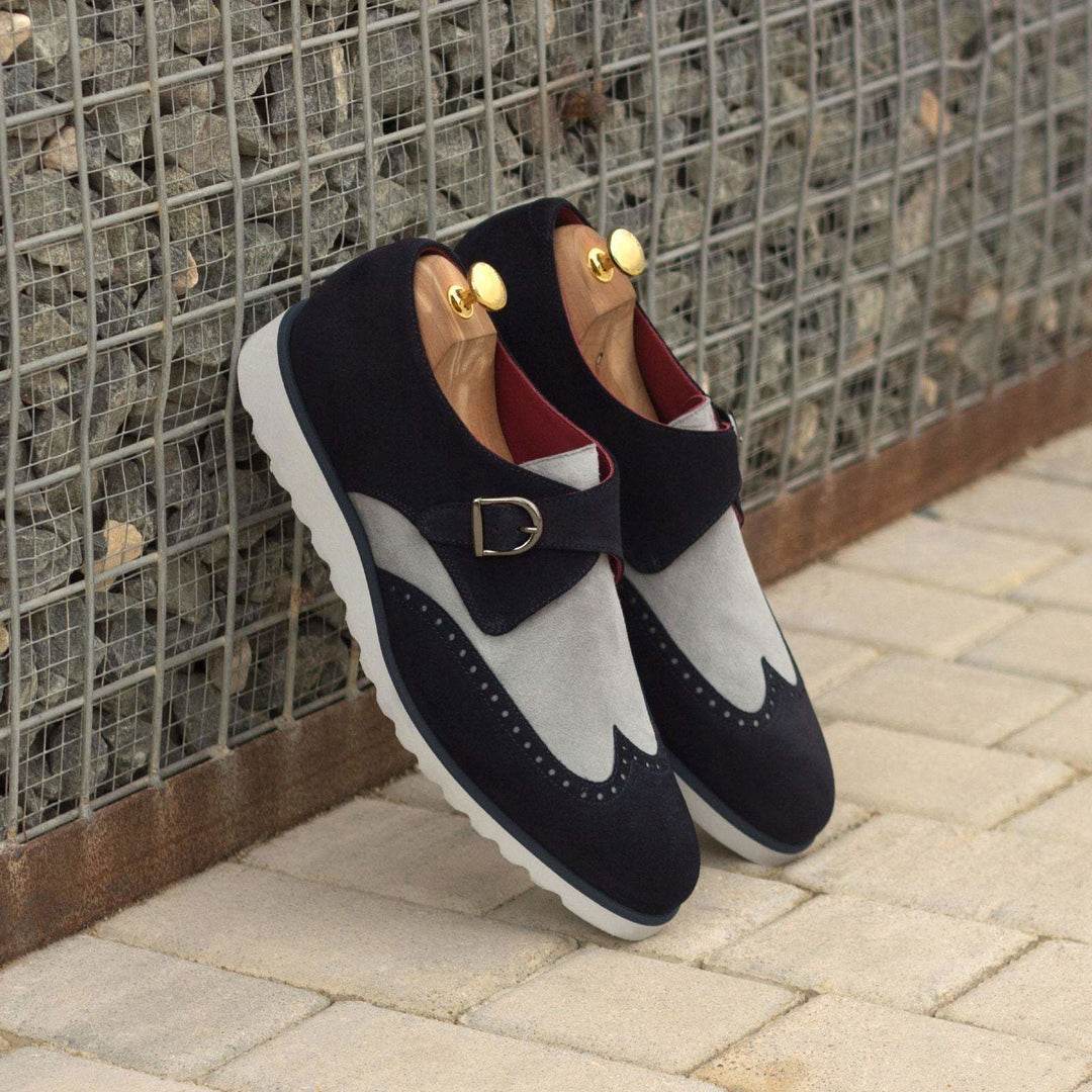 Single Monk-Kid Suede, Lux Suede, Grey, Blue 1-MERRIMIUM--GID-1373-3025-wholesale