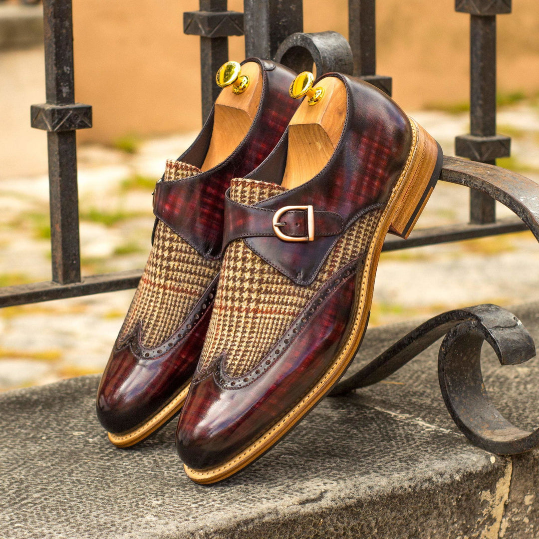 Single Monk-Patina, Sartorial, Burgundy, Brown 1-MERRIMIUM-WS